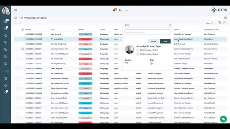 Plataforma de Ticketing OTRS