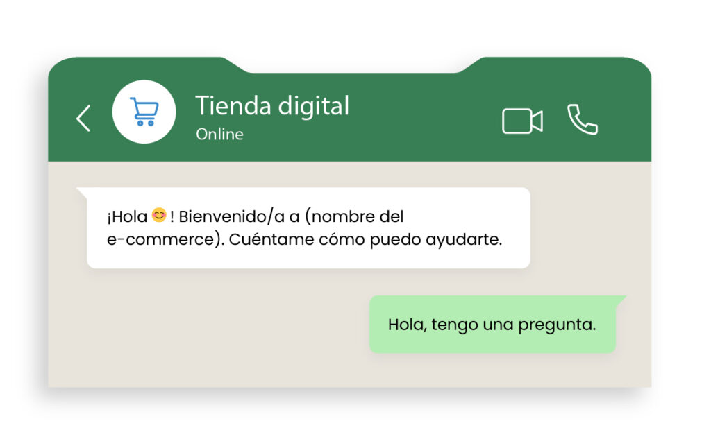 Plantillas de bienvenida informal