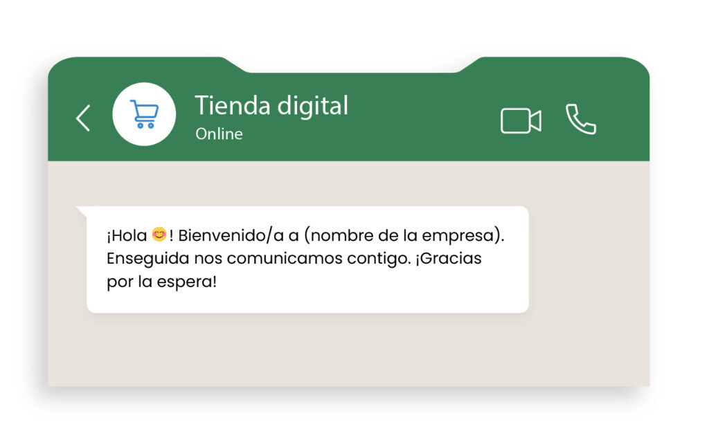 Plantillas de mensaje de ausencia
