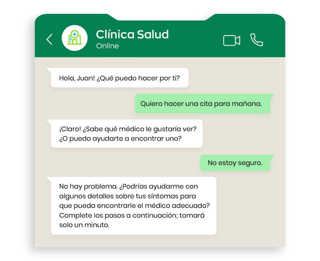 Coincidencia precisa médico-paciente