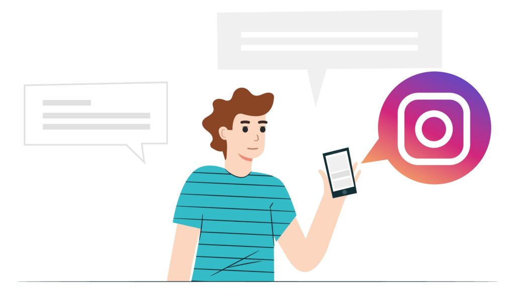 Plantillas de mensajes directos de Instagram