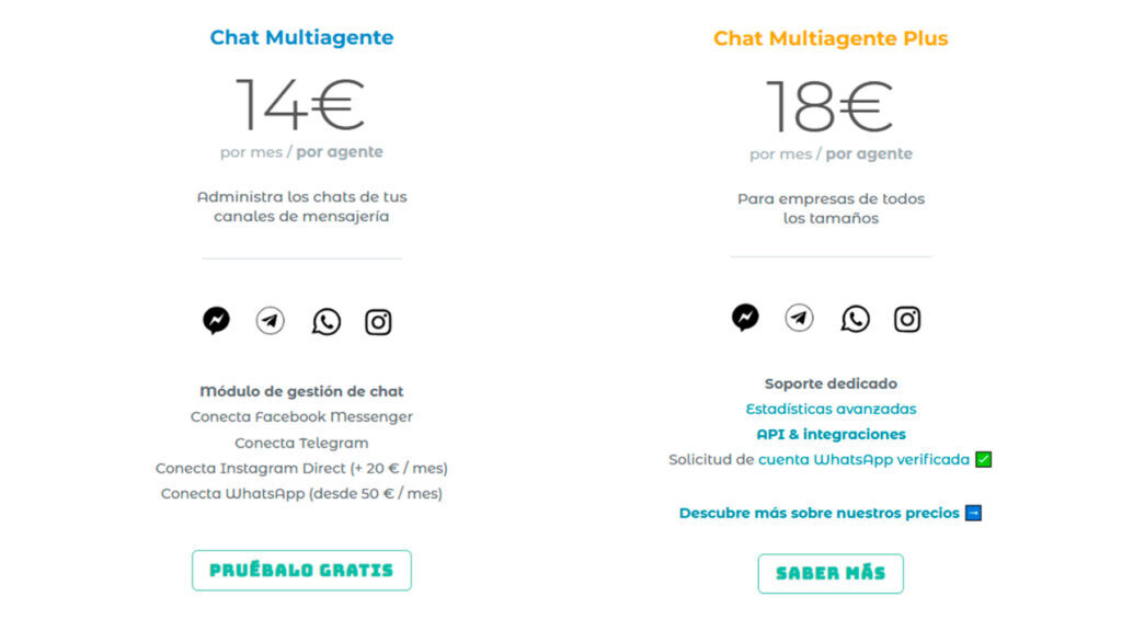 plan multiagente call bell