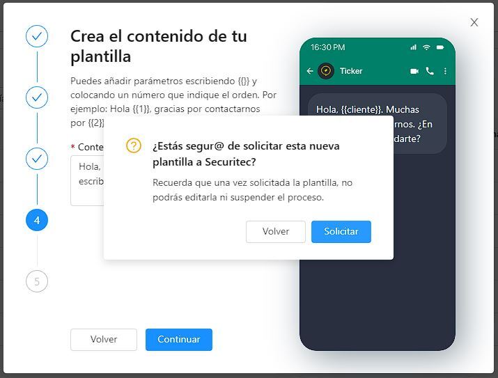 ¿Cómo crear una plantilla de WhatsApp desde Ticker?