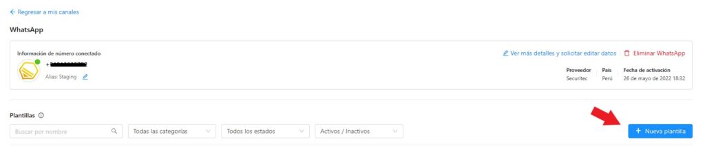 ¿Cómo crear una plantilla de WhatsApp desde Ticker?